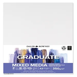 Canvasboard Daler-Rowney Graduate mixed media A3 w