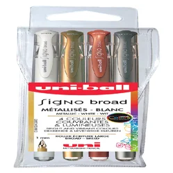 Rollerpen Uni-ball Signo breed metallic assorti et
