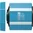 Viltstift STABILO Pen 68/031 medium neon blauw