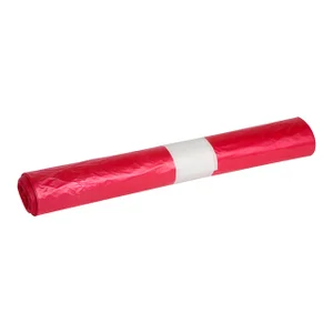 Afvalzak Propsac HDPE T25 70x110cm 120L rood rol à