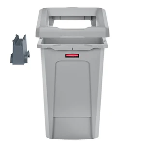 Afvalbak Rubbermaid Slim Jim Recyclestation starte