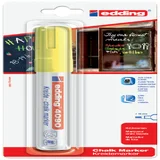 Krijtstift edding 4090 window schuin 4-15mm neon geel blister à 1 stuk