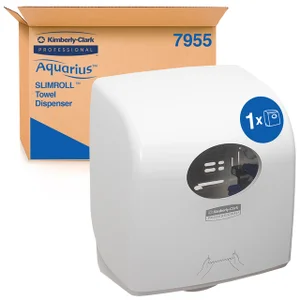 Handdoekroldispenser Kimberly Clark Aquarius Slimr