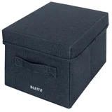 Opbergdoos Leitz gestoffeerd met deksel 190x160x285mm grijs 2 st