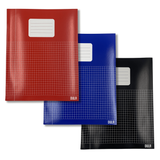 DULA Schriften A5 Ruit 5 mm - Rood Blauw Zwart - 10 pak 