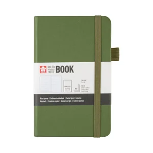 Notitieboek Sakura pocket 90x140mm lijn hard cover