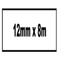 Labeltape Quantore TZe-231 12mmx8m zwart op wit