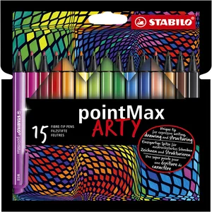 Viltstift STABILO pointMax 488/15 Arty medium asso