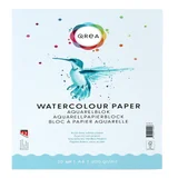 Aquarelblok Qrea A4 20vel 200gr gelijmd