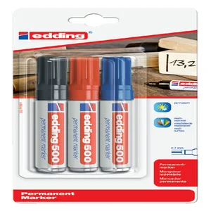 Viltstift edding 500 schuin assorti 2-7mm blister