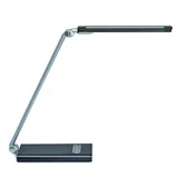 Bureaulamp MAUL Pure LED dimbaar met USB-poort antraciet - zilver