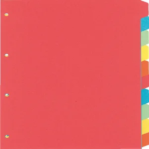 Tabbladen Kangaro 4-gaats PE410 10-delig assorti k