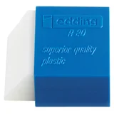 Gum edding R20 45x24x10mm met blauwe houder kunststof wit