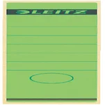 Rugetiket Leitz breed/lang 62x285mm zelfklevend groen 10 stuks