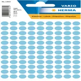 Etiket HERMA 1843 rond 8mm blauw 540 stuks