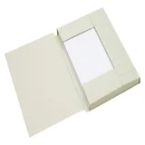 Dossiermap Secolor A4 3 kleppen 100% gerecycled karton 250 gr grijs