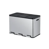 Pedaalemmer EKO Essential Recycler 3x20 liter rvs