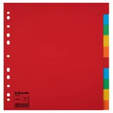 Tabbladen Esselte Economy A4 10-delig karton 11-rings assorti