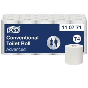 Toiletpapier Tork T4 Advanced 2-laags 400 vel wit