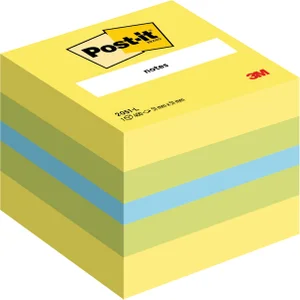 Memoblok Post-it 2051 51x51mm kubus lemon