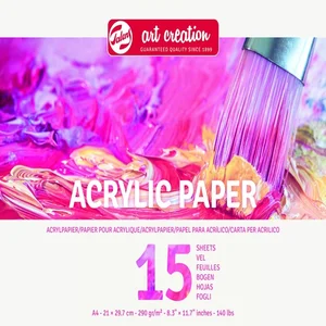 Acrylverfpapier Talens Art Creation A4 15 vel 290g