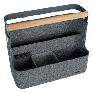 Bureau organizer Leitz draagbaar hangend donkergri