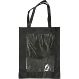 Tas Creativ Company 42x34x12cm met plastic voorkant zwart