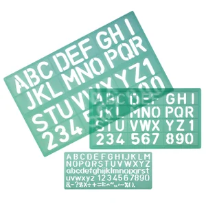 Lettersjabloon Linex hoofletters/letters/cijfers s