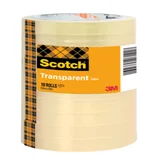 Plakband Scotch 508 15mmx66m transparant 10 rollen