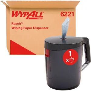 Poetspapierdispenser WypAll L10 Reach draagbare di