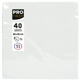 Servet Pronappe 1/4 vouw 2-laags 380x380mm 40 vel wit
