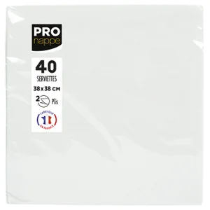 Servet Pronappe 1/4 vouw 2-laags 380x380mm 40 vel