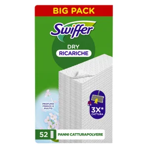 Vloerwisdoekjes Swiffer navulling droge doekjes 52