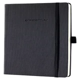 Notitieboek Sigel Conceptum Pure A5 194blz 80gr lijn hardcover zwart