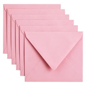 Envelop Papicolor C6 114x162mm babyroze pak à 6 st