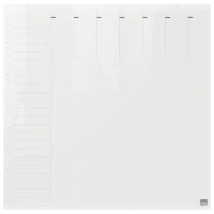 Weekplanner Nobo transparant acryl A4
