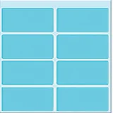 Etiket HERMA 3693 25x40mm blauw 40 stuks