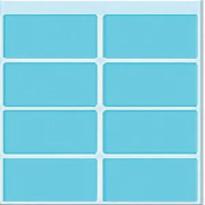 Etiket HERMA 3693 25x40mm blauw 40 stuks