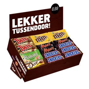 Snoep verzameldoos Mars Snickers Twix M&M Balisto