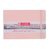 Schetsboek Talens Art Creation 80 witte vellen 140gr 210x150mm roze