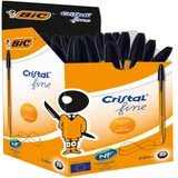 Balpen Bic Cristal fijn zwart
