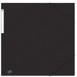 Elastomap Oxford Top File+ A3 3 kleppen 390gr zwart