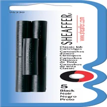 Inktpatroon Sheaffer skrip classic zwart blister à