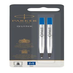 Rollerpenvulling Parker Quink medium blauw blister