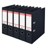 Ordner Esselte No.1 72mm PP 30% gerecycled folie Multipack zwart 5 stuks