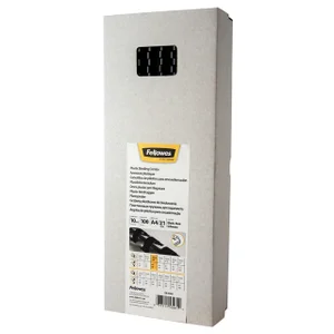 Bindrug Fellowes 10mm 21rings A4 zwart 100 stuks