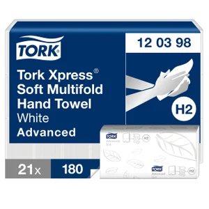 Handdoek Tork H2 Xpress Advanced multifold 2-laags