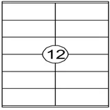 Etiket Quantore 105x48mm 1200 stuks