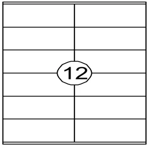 Etiket Quantore 105x48mm 1200 stuks