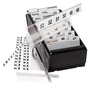 Indextabs Djois 10x150mm zelfklevend aanpasbaar pe